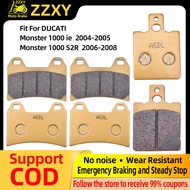 1 set Front And Rear Brake Pads For DUCATI Monster 1000 ie 04-05 1000 S ie 03-05 1000 S2R 06-08