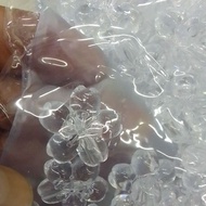 CLEAR FLOWER BEAD 1 POUND