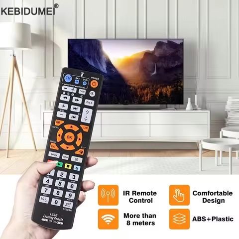 Universal L336 Remote Control with IR Learning Function for TV CBL DVD SAT STB DVB HIFI TV BOX VCR S