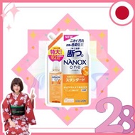 *[橙-強洗淨力]Nanox One 納米樂濃縮抗菌洗衣液 補充裝 820g (4903301350590)[平行進口]