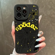 Spider Web & Star Pattern Collage Print Phone Case Compatible With IPhone 16 Pro Max, 14, 13, 12, 11