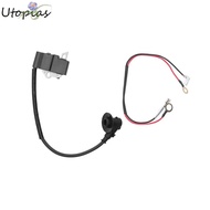 UTOPIAS Chainsaw Ignition Coil, Black With Wire Ignition Coil Module, Easy Installation Metal Compac