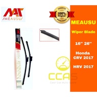 MEAUSU Wiper Blade Set - 16" + 26" - Honda CRV 2017   HRV 2017