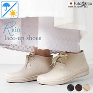 ｜現貨款 ｜日本製 Charming 舒服鞋底綁帶設計雨鞋短靴 TIEDRainboots 米色M last one