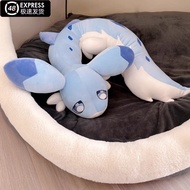 Spinning Weasel Pillow Blue Eudemons Paru Doll Doll Spinning Weasel Game Merchandise Plush Toy Ragdo