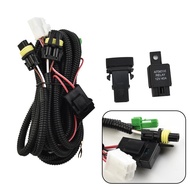 [stock]H11 Fog Light Wiring Harness Socket With LED Indicator Switch + Automotive Relay ❀❀