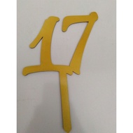 Topper number 1/number 17