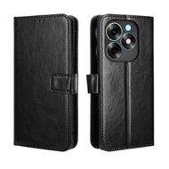 Cellphone Casing For itel S23 Plus Case itel S23Plus Flip Wallet PU Leather Shockproof Protcetion Ph