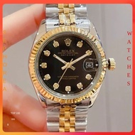 Stock baru【Datejust】 Rolex Jam tangan perempuan original 100% Automatik /Automatic women's Watch 32m