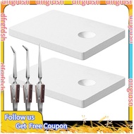【D&F】5 Piece Jewelry Soldering Kit 2  Soldering Plates Soldering Plate with Round Grooves 3 Reverse 