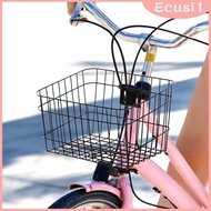 [Ecusi] Bike Basket Bike Hanging Basket Carrying Case Portable Bike Storage Basket Front Frame Bike Basket for Mountain Bikes