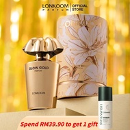 LONKOOM GLOW Gold Perfume EDP Tahan Lama Minyak Wangi Perempuan Lelaki Oriental Woody/Floral Fruity 