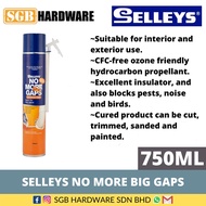 Selleys No More Big Gaps 750ml/PU-130H 750 ml Spray PU Insulation Foam PU Foam Waterproof Leaking ~