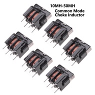 5PCS 10mH 20mH UU9.8 Common Mode Choke Inductor For Filter Pitch 30mH 40mH 50mH