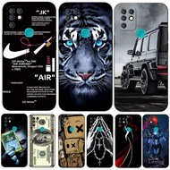 Case For infinix HOT 10 Silicon Phone Cover black tpu case Black pattern car tiger money dollar funn