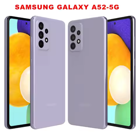 Original Samsung Galaxy A52 A526U 5G Mobile Phone NFC 6.5" 6GB RAM 128 ROM CellPhone Quad Camera Oct