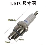 152F Gasoline Generator Spark Plug E6TC Gasoline Engine Spark Plug 1.5kg Generator Spark Plug