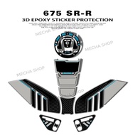 675SRR For CF MOTO 675SR-R 2025-2026 Tank Pad Motorcycle 3D Resin Sticker Protection Kit
