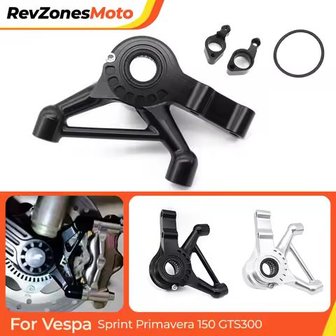 Vespa Sprint Primavera 150 GTS300 Front Brake Caliper Monoblock Bracket CNC Aluminum Motorcycle Moun