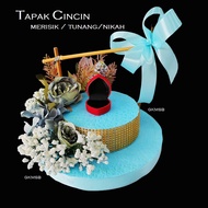 Tapak Cincin Siap Gubah / Tapak Cincin Merisik / tunang / kahwin