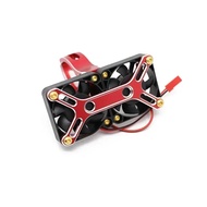 4985 1717 Brushless Motor Heat Sink Cooling  High Speed Dual Fan Heatsink for ARRMA 1/5 1:5 RC Truck