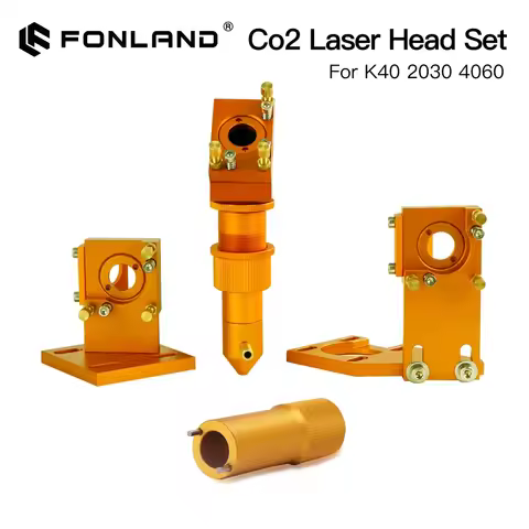 FONLAND K Series CO2 Laser Head Set New Style D12 20mm FL25.4 50.8mm Lens for 2030 4060 K40 Laser En