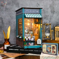 [Decor, Gift] Book Nook Soul Bookstore Assembly Model - HongDa Miniature Book Store M2314