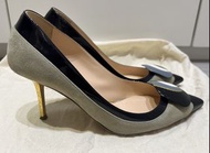 SAUVEREIGN 漆皮麂皮雙色高跟鞋