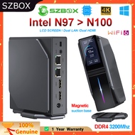 SZBOX S1 Intel Alder Lake N97 MINI PC DDR4 3200MHz 16GB 512GB SSD Windows 11 RGB WIFI6 BT5.2 LAN MIN