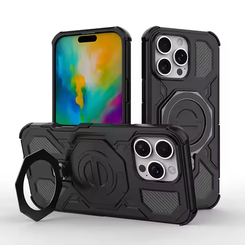 Armor Case for Iphone 17 Pro Max Air 15 16e 16 Pro Iphone16 Iphone15 Iphone17 Stand Holder Magnetic 