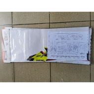 YAMAHA AVANTIZ STICKER GREY (B92-FG000-01-P5)