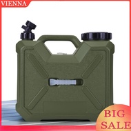 18L Portable Water Jug with Spigot and Hand Sanitizer Bottle for Outdoor Hiking