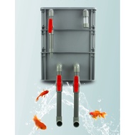 EasyBuyMall Aquarium Filter Box Fish Oxygen PE Material Water Condo Clean Protect Health