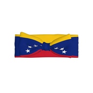 Flag of Venezuela Baby Bow Headband, 2.4 * 6.7 Inch Baby Headband, Suitable for Babies 0-6 Months Ol