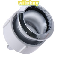 WITAKEY Dual Flushing Toilet Water Tank Button, ABS Plastic Toilet Flush Button, Portable Silver Toilet Push Button Spare Parts Worker