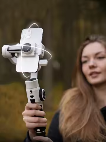 ZHIYUN SMOOTH 5S 3-Axis Handheld Stabilizer Smartphone Gimbals Selfie Stick AI Shooting Templates Sm