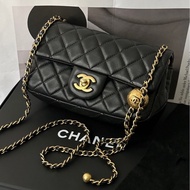 Chanel  大mini cf20 20cm 羊皮金球