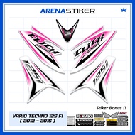 VT36c Sticker Honda Click 12i Stiker Setriping Striping Vario 125 Old 2012 2013 2014 2015 Thailook