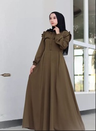 gamis  wanita  AMAYA DRESS model terbaru 2023 gamis busui baju wanita moderen simple dan elegan