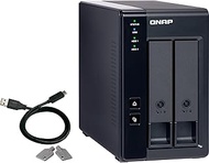 QNAP TR-002 2 Bay Desktop NAS Expansion - Optional Use as a Direct-Attached Storage Device