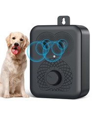 1件，超聲波寵物狗驅避器，便攜式寵物防吠裝置，防狗叫，防亂咬，可充電自動訓練狗器。輕巧便攜，易於存放
