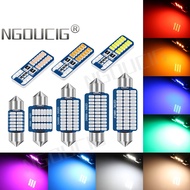 NGOUCIG Ultra Bright Car Interior Dome Light T10 LED Lamp Festoon 31mm 28mm 36mm 39mm 41mm 194 W5W C5W Car License Plate Tail Read Lamp Car Park Door Bulb Auto Motorcycle Led Light