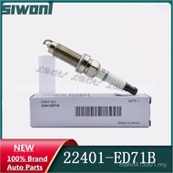 4pcs/lot Platium Iridium Spark Plug Untuk Nissan Juke Versa Micra Tiida X-Trail DILZKAR6A11 22401ED7