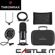 Thronmax MDRILL ONE STUDIO KIT JET BLACK M2 48KHZ 16BIT Professional Recording & Streaming Microphon