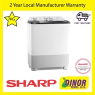Sharp Semi Auto Series Washing Machine 7kg EST7015 / EST-7015 Washer Mesin Basuh