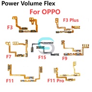 Power Volume Flex For OPPO F3 F3 Plus F7 F9 F11 F11 Pro F15 Power Button Flex Replacement Parts