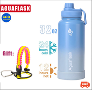 Aguaflask 320z/1000ML Tumbler Original 304 Stainless Steel Tumbler hot and cold Insulation Cup Vacuu