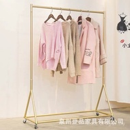 Dedicated Exhibition Simple Floor-standing Clothing Store Shopping Mall Wheel Gantry Mobile Hanger G