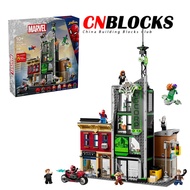 Spider-Man vs. Oscorp Super heroes Marvel Spider-Man 76324(808 pcs) Building Blocks Kids Toys Gifts 