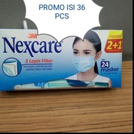 Selling Nexcare Daily Earloop Mask Contents 36 &amp; 24 pcs, lq1....